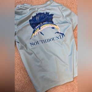 Southbound Graphic T-Shirt in Light Blue